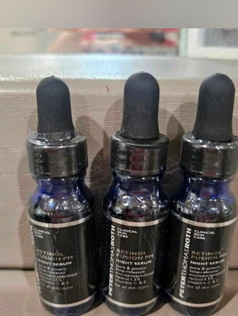 3 Pack Peter Thomas Roth Retinol Fusion PM Night Serum